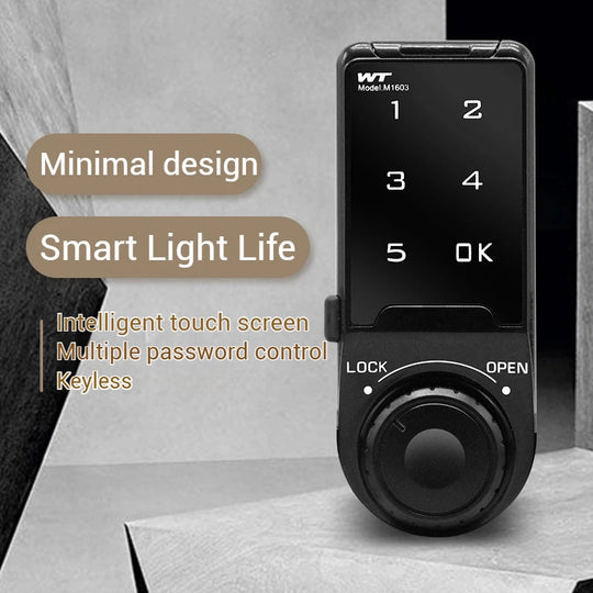 ZEXEF Smart Touch Keypad Digital Password Cabinet And Drawer Security Lock With Horizontal Or Vertical Mount Frontier General Hardware