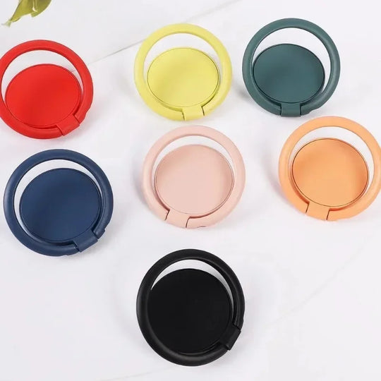 Colorful Finger Ring Phone Holder Zinc Alloy Universal Back Sticker Stand Grip For Mobile Phones Frontier General Hardware