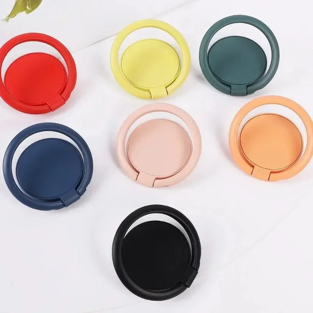 Colorful Finger Ring Phone Holder Zinc Alloy Universal Back Sticker Stand Grip For Mobile Phones Frontier General Hardware
