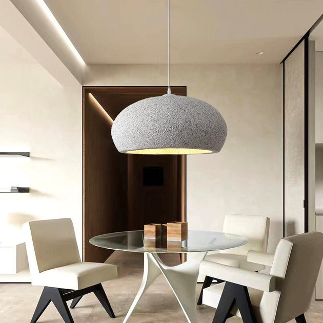 Nordic Wabi Sabi Pendant Lamps LED Ceiling Chandelier For Dining Room Living Room Bedroom Loft Lighting Frontier General Hardware