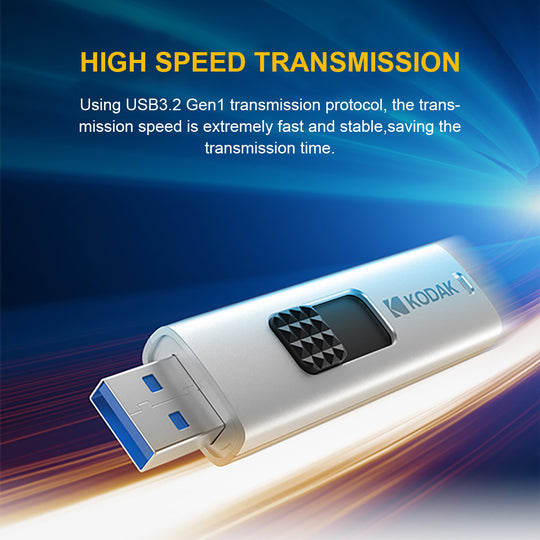 KODAK K173 high-speed USB flash drive, Type-c+USB 3.2 high-speed U disk, flash drive, OTG stick, push-pull design, 100% original Frontier General Hardware