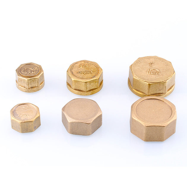 Brass BSP Female Threaded Pipe End Cap Plug Hex Head Stopper For Plumbing Fittings And Adapters Frontier General Hardware
