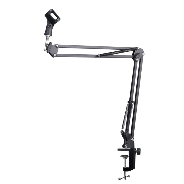 Extendable Recording Microphone Boom Arm Suspension Stand With Mic Clip And Table Mounting Clamp Frontier General Hardware