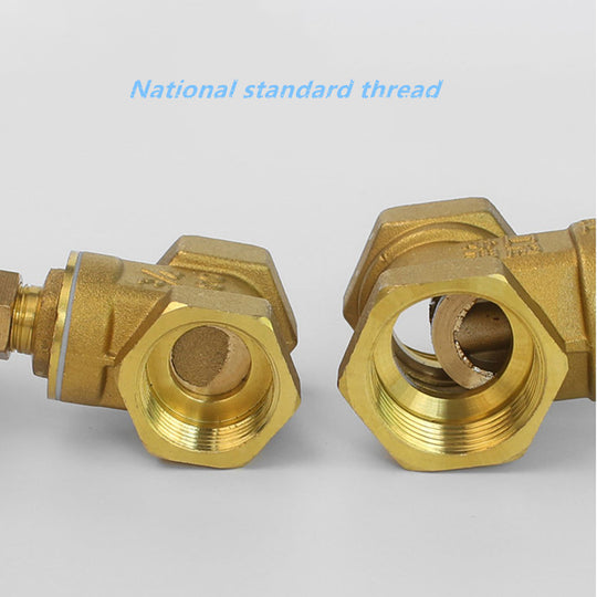 Brass Gate Valve Two Way Female To Female Thread One Half Inch And Three Quarter Inch Internal Thread Water Valve Frontier General Hardware