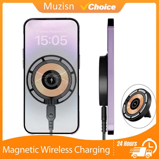 30W Fast Magnetic Wireless Charger Stand For IPhone 16 15 14 13 12 Pro Max And AirPods Phone Charger Holder Frontier General Hardware