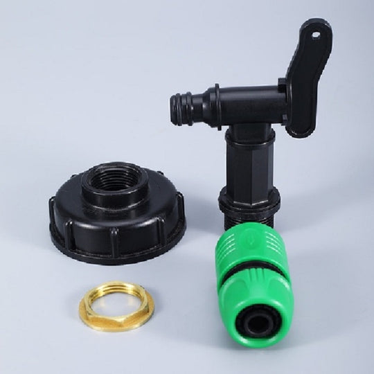 IBC Tank Tap Adapter S60X6 Coarse Thread Brass Quick Connect Faucet Garden Valve Fitting for 1000 Liter IBC Tank Frontier General Hardware