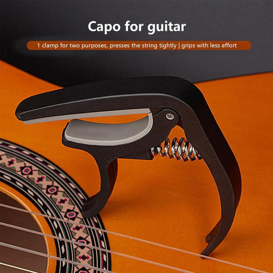 Guitar Capo Clip Portable Spring Action Capo Multifunctional Guitar Accessory For Classical Folk And Acoustic Guitars Frontier General Hardware