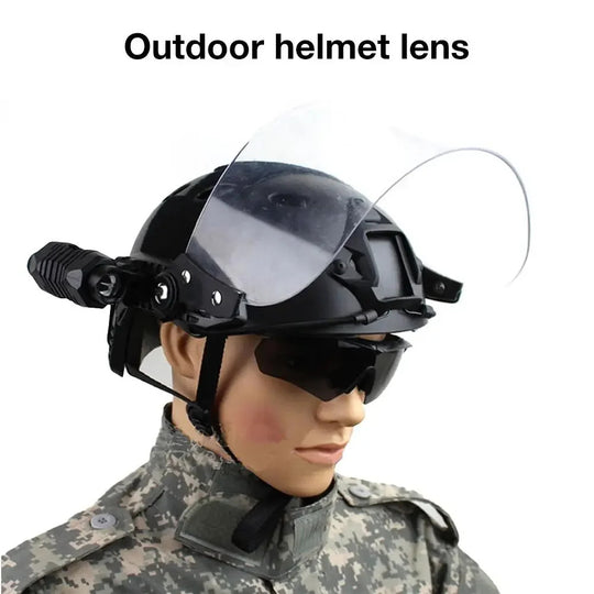 Protective Goggles For FAST MICH 2000 Rail Helmets Transparent Shockproof Lens Airsoft Tactical Eyewear Frontier General Hardware