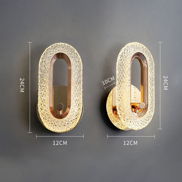 Modern LED Wall Lamp Indoor Lighting For Luxury Home Decor Interior Wall Light For Bedroom Bedside And Living Room Frontier General Hardware