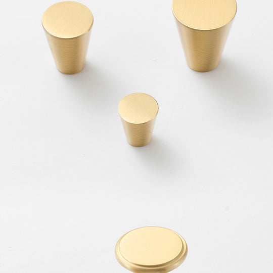 Brushed Brass Cabinet Knob Pull For Kitchen Cabinet Door Hardware 1 Pack Durable Hardware Handle Frontier General Hardware