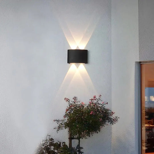 LED Wall Light Waterproof Outdoor Indoor IP65 AC 86 265V 2W 4W Garden Stair Night Lighting Garage Exterior Frontier General Hardware