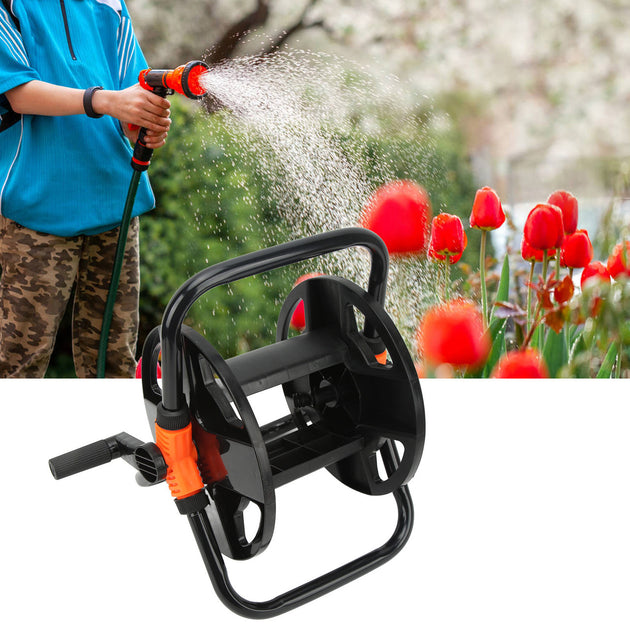 ABS Single Arm Hose Reel Storage Rack For Garden Car Washing Watering Pipes Easy Winding And Durable Frontier General Hardware