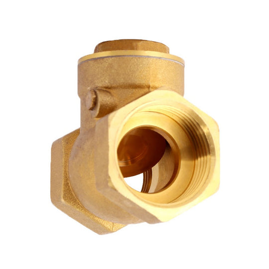 Brass Swing Check Valve BSP Female Thread One Way Non Return Valve For Water Aquarium Float Valve One Half To Two Inch Frontier General Hardware