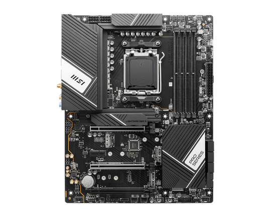 MSI PRO X670P WIFI Socket AM5 Motherboard Supports Ryzen 7000 Series DDR5 4x M2 Ports ATX Frontier General Hardware