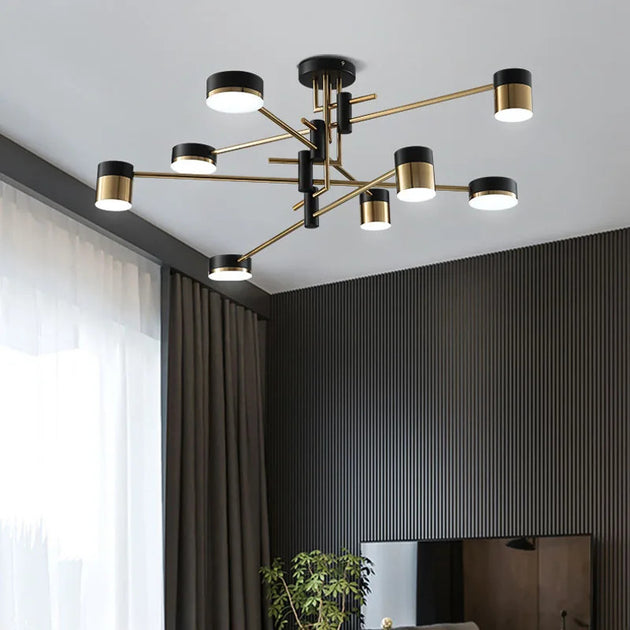 Nordic Chandelier Living Room Restaurant Lamp New Light Luxury Modern Minimalist Dining Room Creative Bedroom Lamp Home Decor Frontier General Hardware