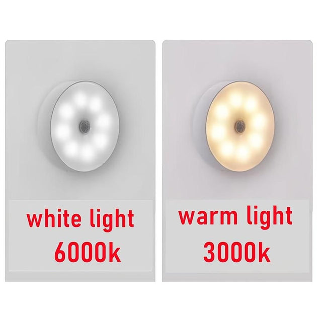 Motion Sensor Light Led USB NightLights Rechargeable Lamp for Bedroom Staircase Hallway Wardrobe Cupboard Lighting Frontier General Hardware