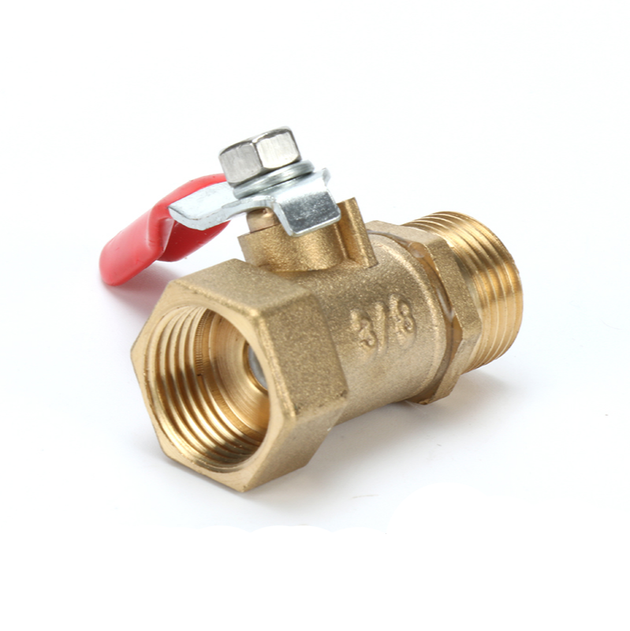 Brass Ball Valve With Female And Male Threads One Eighth To One Half Inch Connector Joint Copper Pipe Fittings Adapter Frontier General Hardware