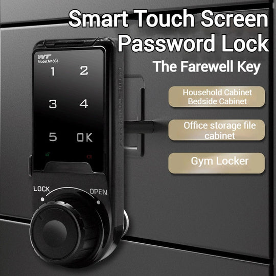 ZEXEF Smart Touch Keypad Digital Password Cabinet And Drawer Security Lock With Horizontal Or Vertical Mount Frontier General Hardware
