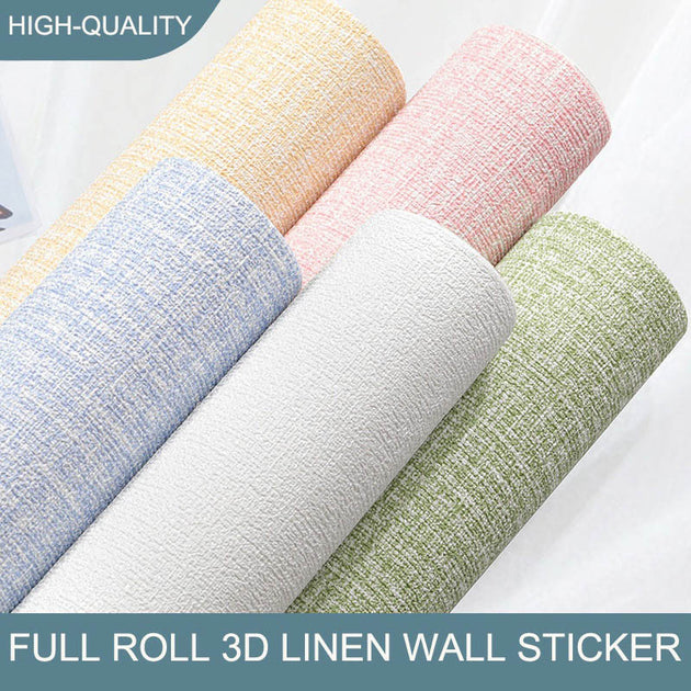 Self Adhesive Waterproof Wall Sticker Wallpaper With 3D Texture For Feature Wall Bedroom And Living Room Decor Frontier General Hardware