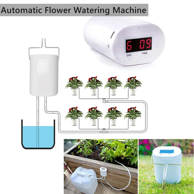 Automatic Watering Pump Controller for Plants and Flowers Sprinkler Drip Irrigation Timer System Garden Tools Frontier General Hardware