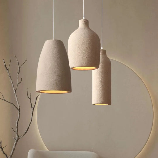 Wabi Sabi Cream Style Led Chandelier Restaurant Bar Dining Room Home Decor Pendant Lights Bedroom Bedside Hanging Lamp Fixture Frontier General Hardware