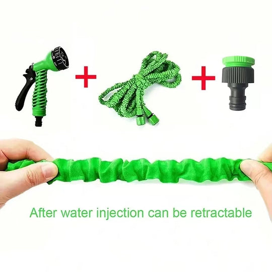 Expandable Magic Hose 25 to 200 Feet with 7 Spray Functions Lightweight Garden Watering Tool Frontier General Hardware
