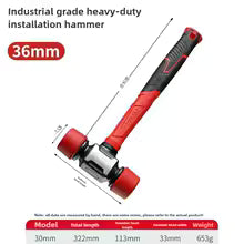 Rubber Hammer Rubber Hammer Paste Floor Tile Installation Hammer Solid Rubber Hammer Hammer Rubber Hammer Tools