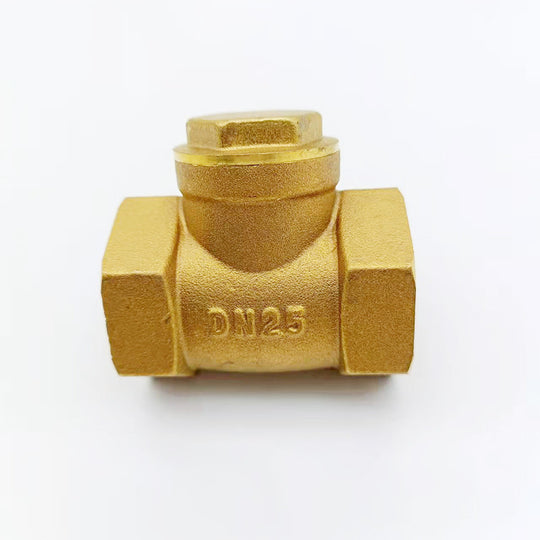 Brass Swing Check Valve BSP Female Thread One Way Non Return Valve For Water Aquarium Float Valve One Half To Two Inch Frontier General Hardware