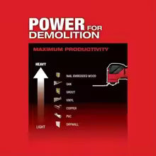 MILWAUKEE M18 FMT M18 FUEL™ Brushless Cordless Oscillating Durable Multi-Tools 18V Lithium Power Tools 2836-20
