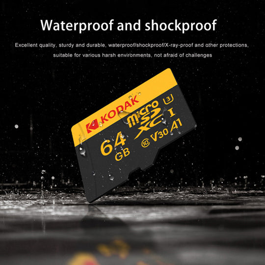 5PCS KODAK Flash Memory Card 512GB 256GB 128GB 64GB 32GB Class10 A1 U3 V30 Waterproof Micro SD TF Card For Phone Computer Camera Frontier General Hardware