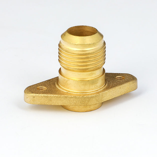 Brass Air Conditioning Fitting Forged SAE Quarter and Half UNF Thread Welding Flange Valve Flare Pipe Adapter Frontier General Hardware