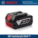BOSCH 18V 6000mAh LITHIUM-ION BATTERY GBA 18V 6.0Ah 18V Professional