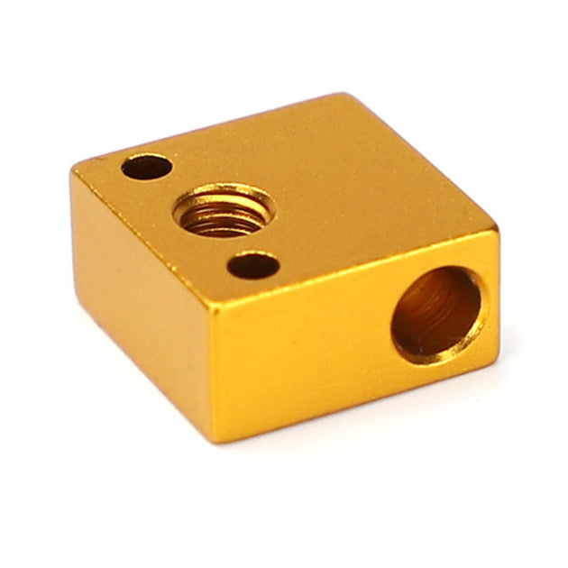 6pcs 3D Printer Heater Block Set For MakerBot MK7 MK8 Extruder Ender 3 CR10S Aluminum CNC Machined Frontier General Hardware
