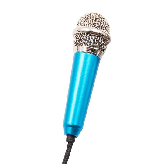 Mini Portable 3 Point 5mm Stereo Studio Microphone For Smartphone Laptop PC Desktop Karaoke KTV Frontier General Hardware