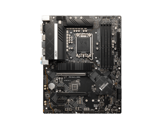 MSI PRO B660 A DDR4 Motherboard LGA1700 Intel B660 Chipset 4x DDR4 Slots Up To 128GB Support 14th 13th 12th Gen CPUs Frontier General Hardware