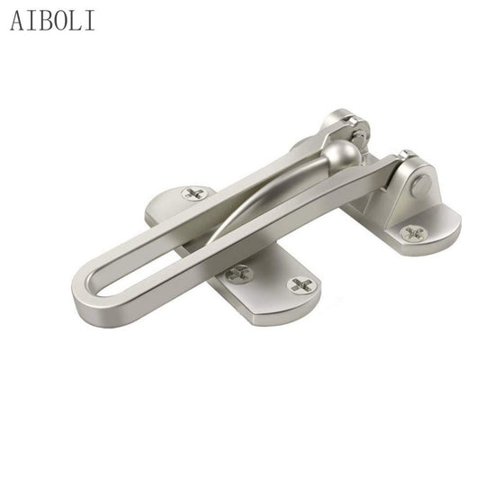 Swing Bar Lock Door Buckle For Bedroom And Kids Room Safety Chain Anti Theft Hotel Insurance Door Bolt Metal Silver Frontier General Hardware