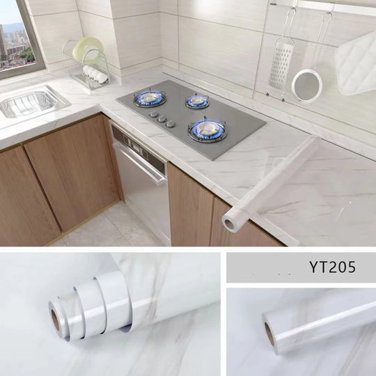 40cm Marble Self Adhesive Wallpaper PVC Vinyl Peel And Stick Waterproof Wall Covering For Kitchen And Home Decor Frontier General Hardware