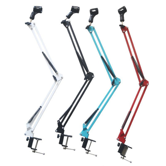 Adjustable Desk Microphone Stand With Compact Suspension Boom Arm J60A For Studio Recording And Podcasting Frontier General Hardware
