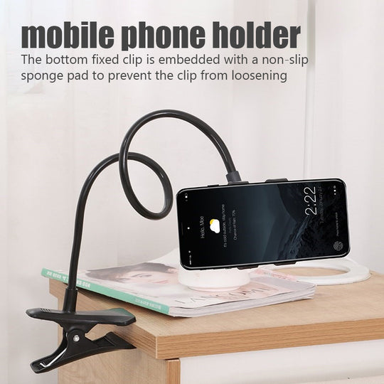 Universal Mobile Phone Holder Flexible Lazy Holder Adjustable Cell Phone Clip Home Bed Desktop Mount Bracket Smartphone Stand Frontier General Hardware