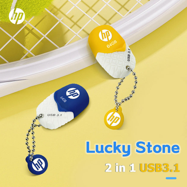 Original HP 128GB USB Flash Drive USB3.1 Pendrive for PC USB Key Memory Usb Stick with Case Luck Stone Type Frontier General Hardware