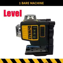 DEWALT Brushless Polisher LED Light Cordless Electric Wrench Green Laser Level Tool Combo Kit