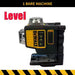DEWALT Brushless Polisher LED Light Cordless Electric Wrench Green Laser Level Tool Combo Kit