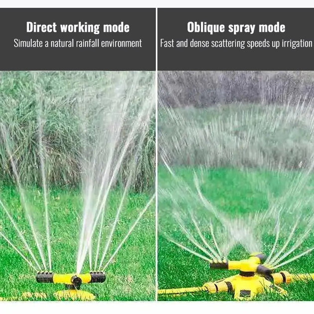 15m Automatic Garden Sprinkler 360 Degree Rotating Lawn Irrigation Water Sprayer For Large Area Coverage Frontier General Hardware