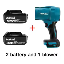 Makita 18V Violent Blower 30000RPM Turbo Jet Fan Electric Air Duster wind speed Turbo Rechargeable with Light Frontier General Hardware