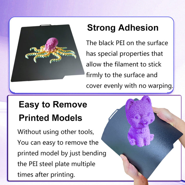 X1C P1P P1S A1 X1 Build Plate for Bambu Lab Plate Smooth PEI Sheet PEO PET for Bambulabs x1 p1p 3D Printer Heatbed Build Plate Frontier General Hardware