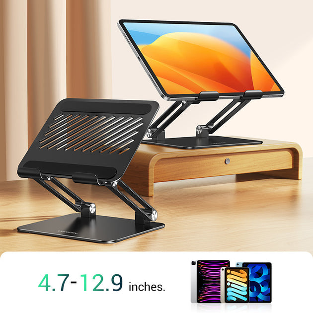 UGREEN Tablet Stand For iPad Pro 12.9 And iPhone Aluminum Adjustable Foldable Stand For 4 To 12.9 Inch Tablets Frontier General Hardware
