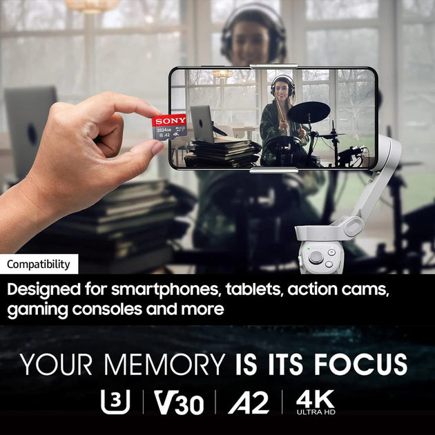 Sony Micro SD Card 128GB 256GB 512GB A2 U3 V30 170MBps High Speed 4K Ready For Steam Deck Drone Camera Frontier General Hardware
