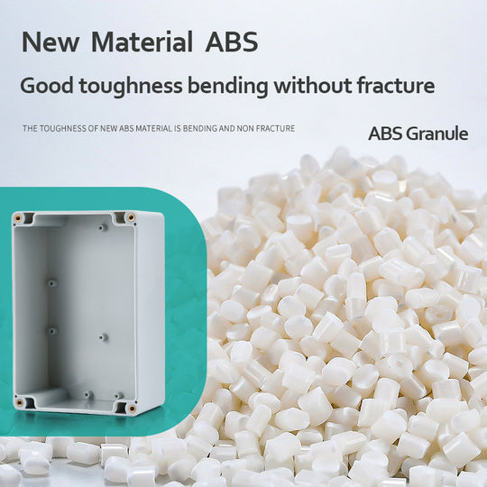 IP67 Waterproof ABS Plastic Junction Box Outdoor Enclosure For Electrical Monitoring And Power Button Frontier General Hardware
