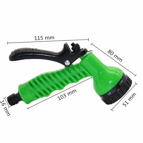 7 Function Water Gun High Pressure Spray Gun Garden Plant Flower Lawn Vegetable Irrigation Watering Car Washing Home Clean Tool Frontier General Hardware
