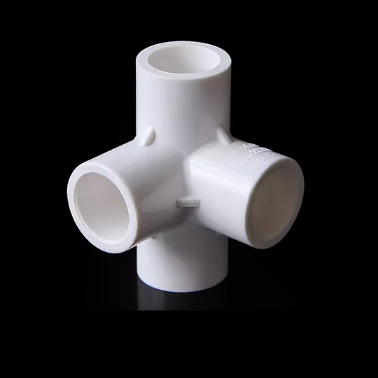 White PVC Tube Joint Fitting 3 4 5 6 Way Connector For Aquarium Fish Tank 20 25 32 40 50mm ID Frontier General Hardware